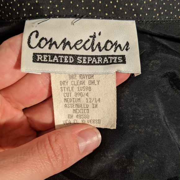 Vintage 1980s flower-print business jacket - Picture 5 of 5